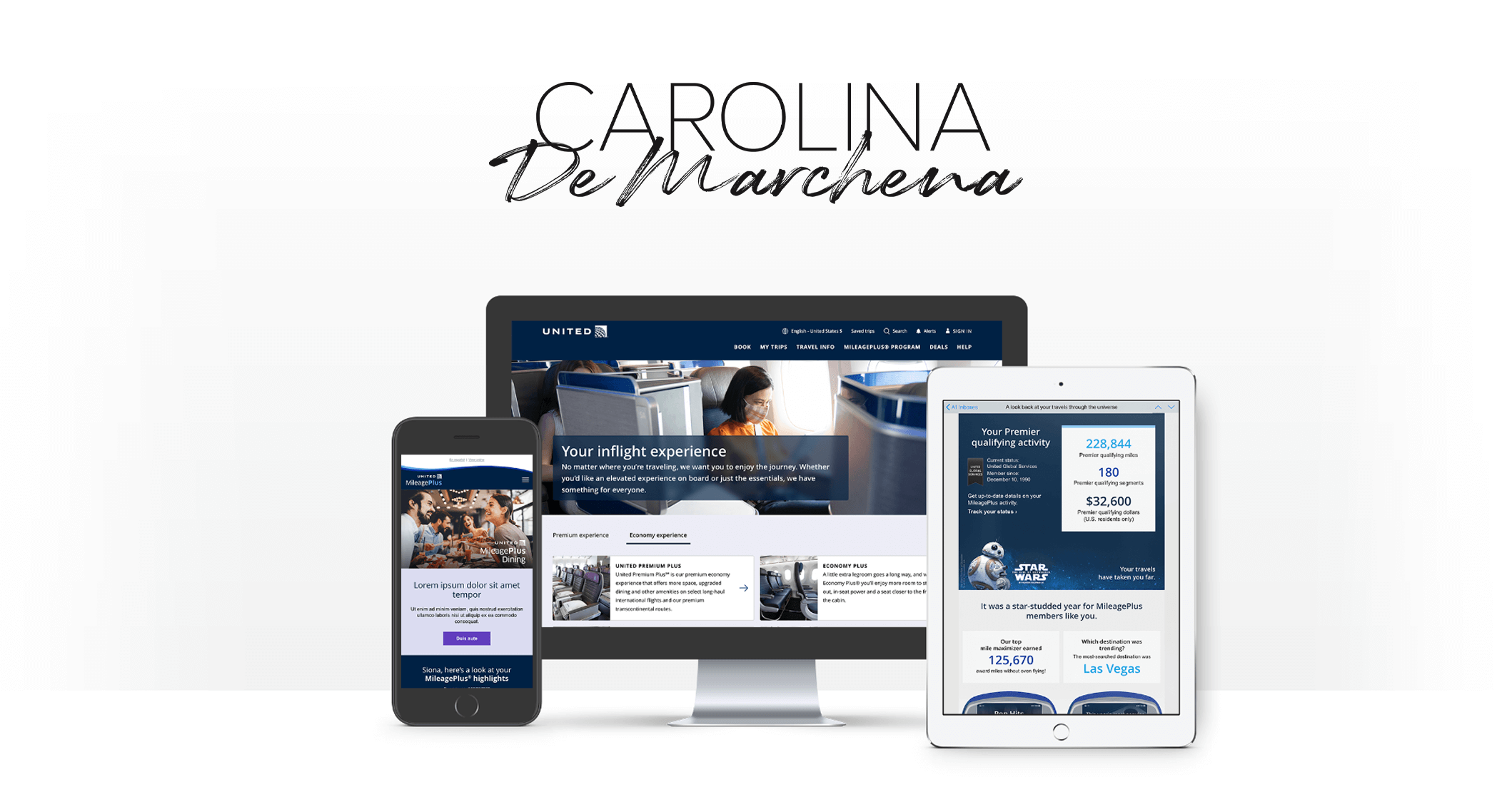Carolina De Marchena portfolio of work preview